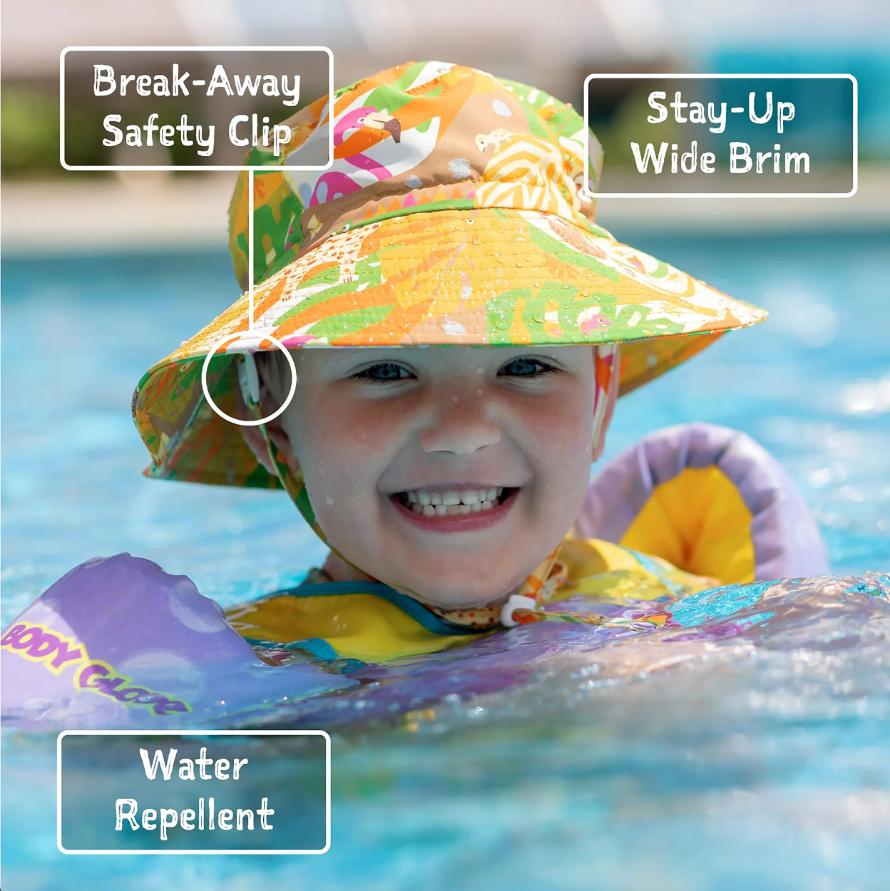 Watermelon Aqua-Dry Bucket Hat