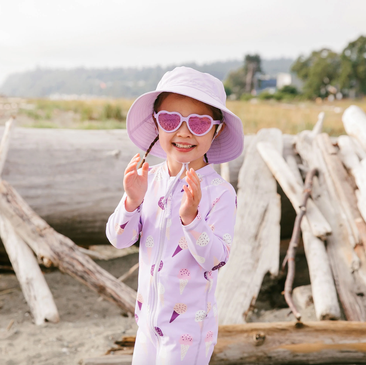 Lavender Aqua-Dry Bucket Hat
