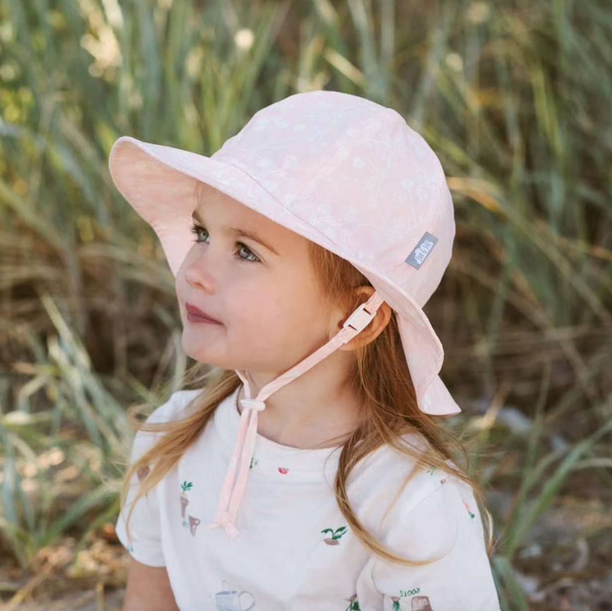 Cotton Floppy Hat - Prairie Flowers