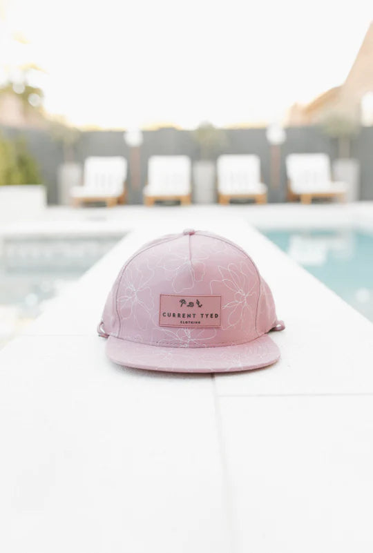 Sketch Floral Waterproof Snapback
