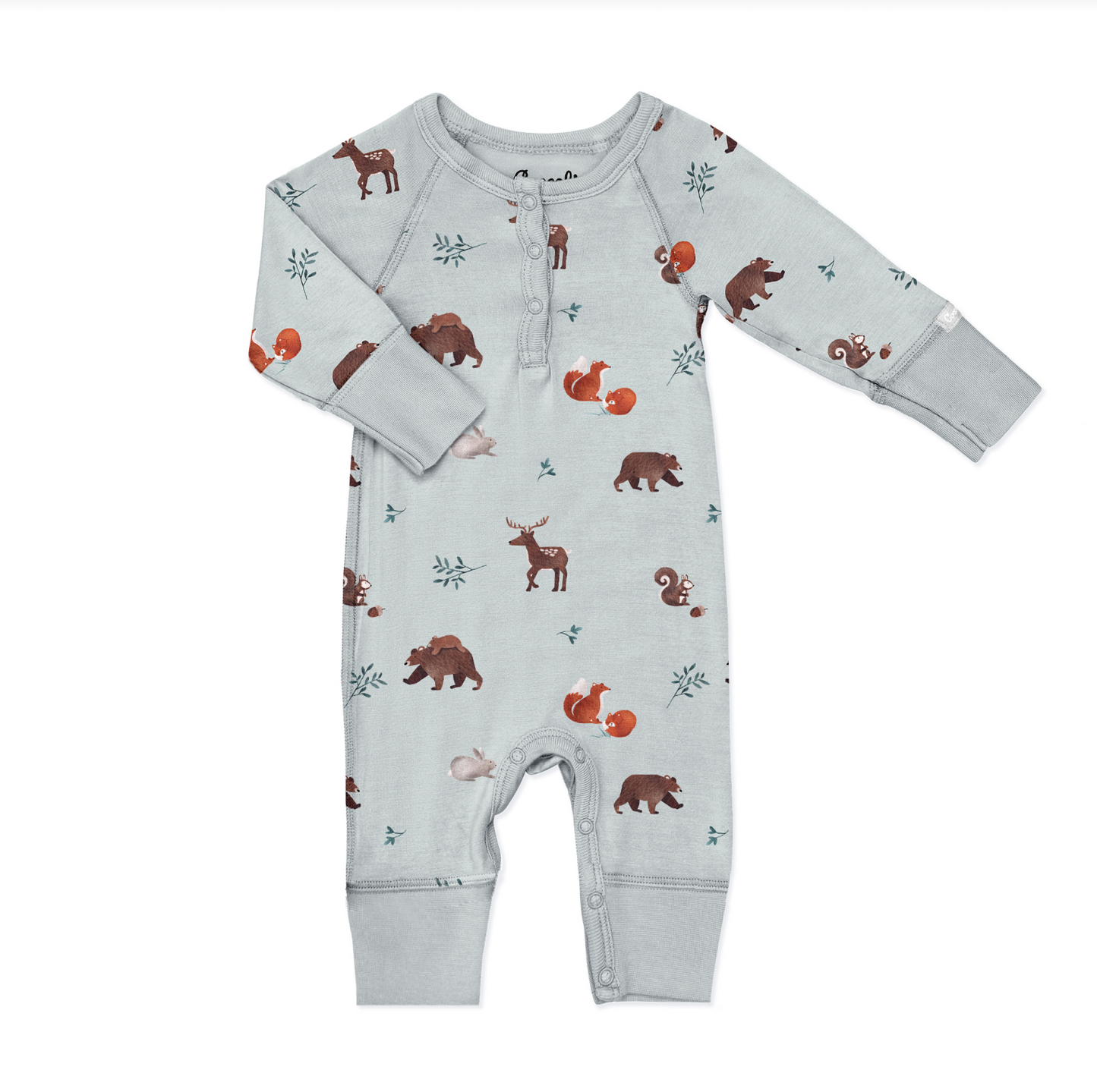Forest Animal Print Romper
