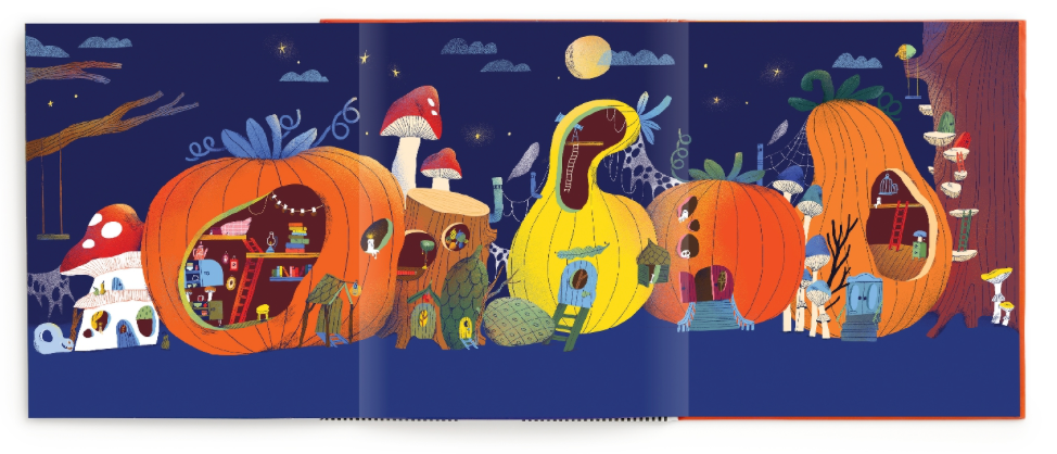 Pumpkin Village Sticker Play Reusable Activity Set
