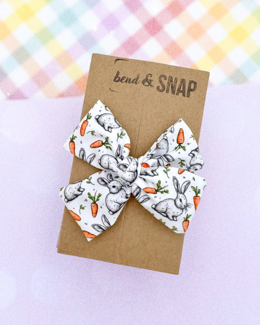 Bunnies and Carrots / Hand-Tied