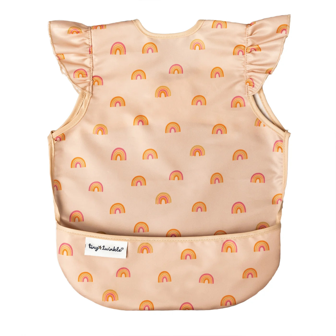 Apron Bib Ruffle - Boho Rainbow (6-24 Months)