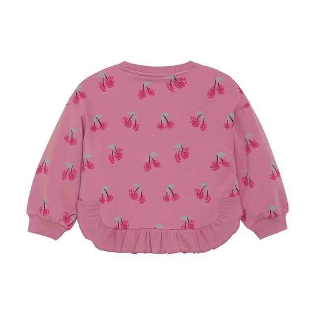 Cherry Ruffle Sweatshirt