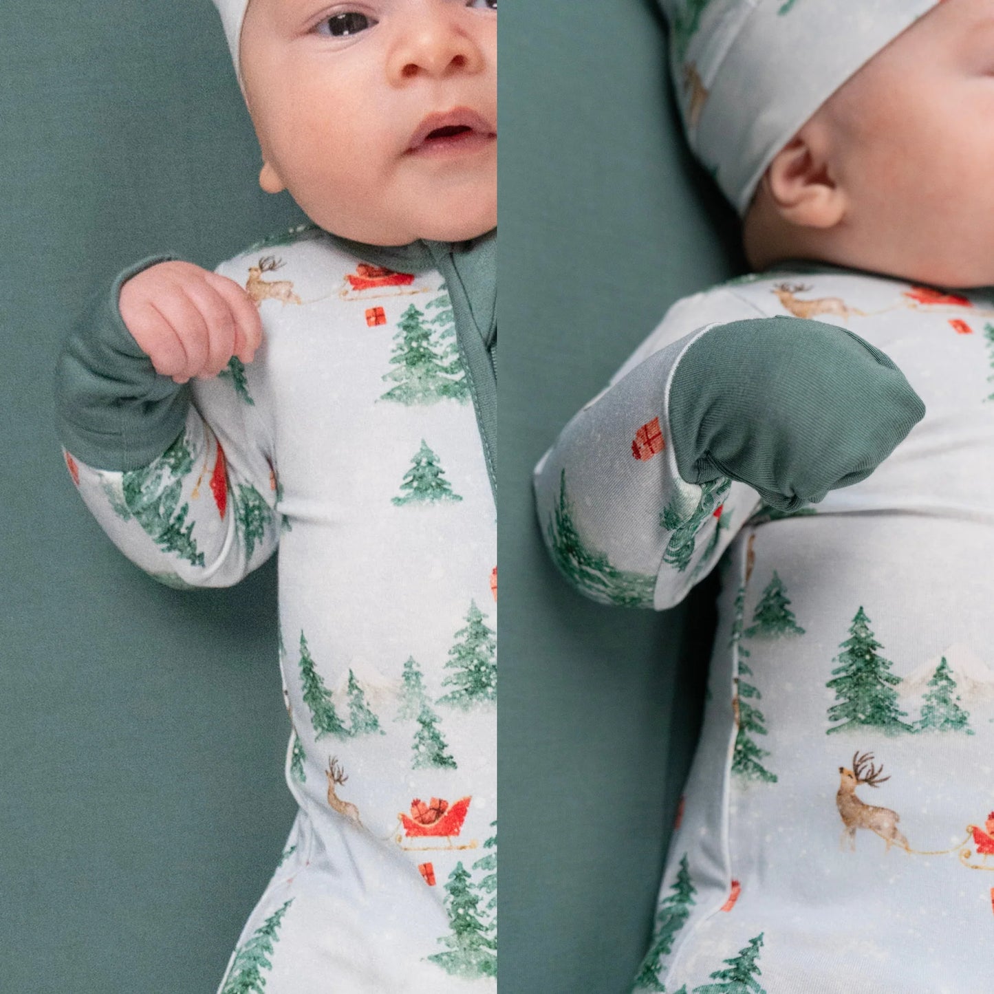 Sleigh Ride Footed Zipper Sleeper