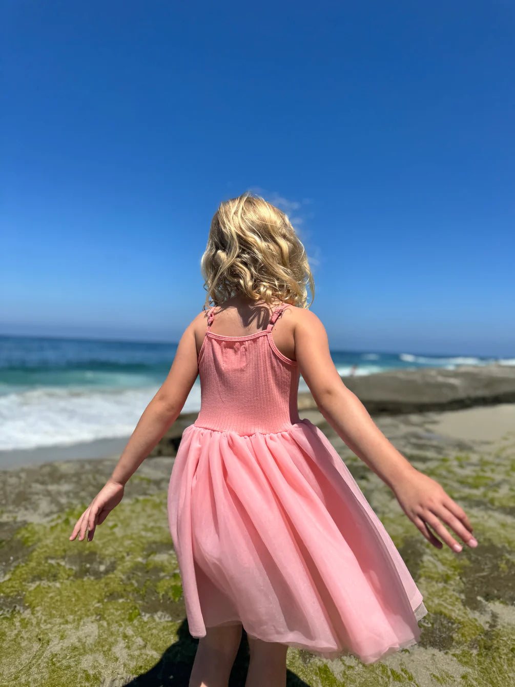 Kaia Tutu Dress in Peach