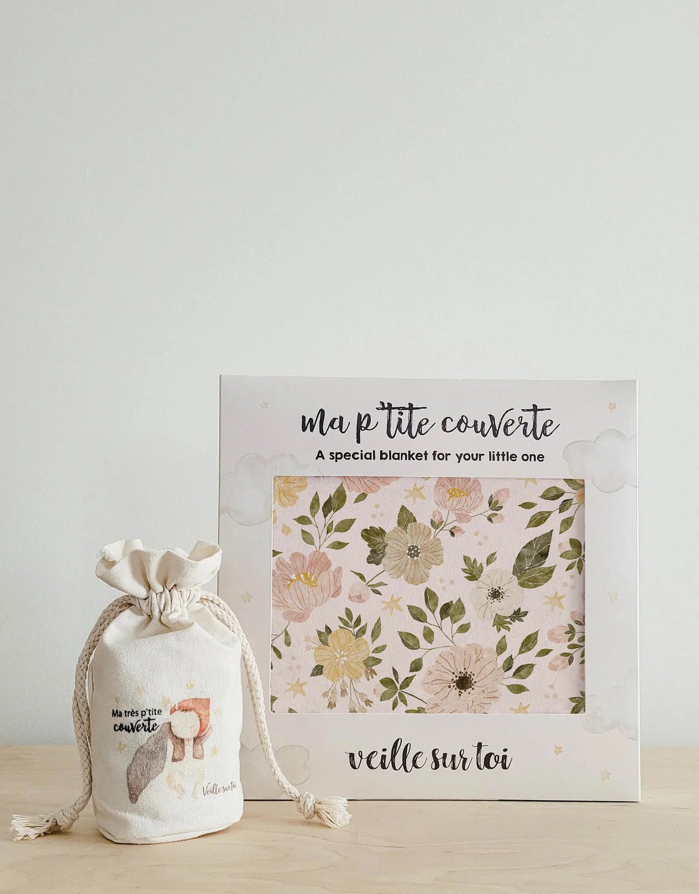 Pink Flowers Blanket