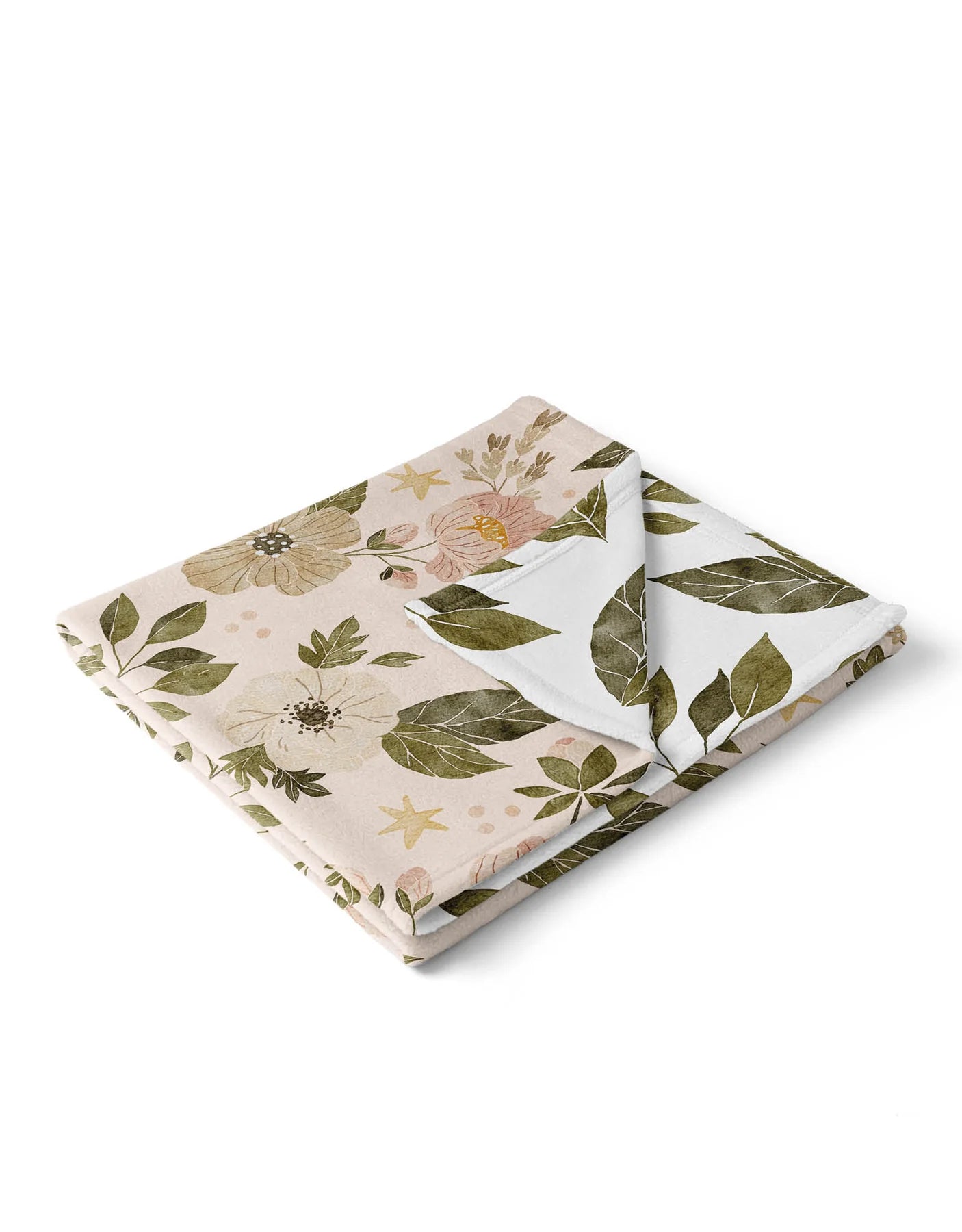 Pink Flowers Blanket