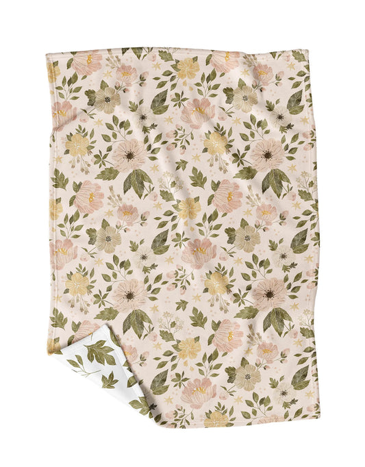 Pink Flowers Blanket