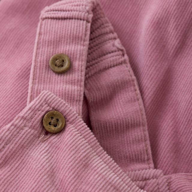 Baby Dusty Rose Corduroy Overall