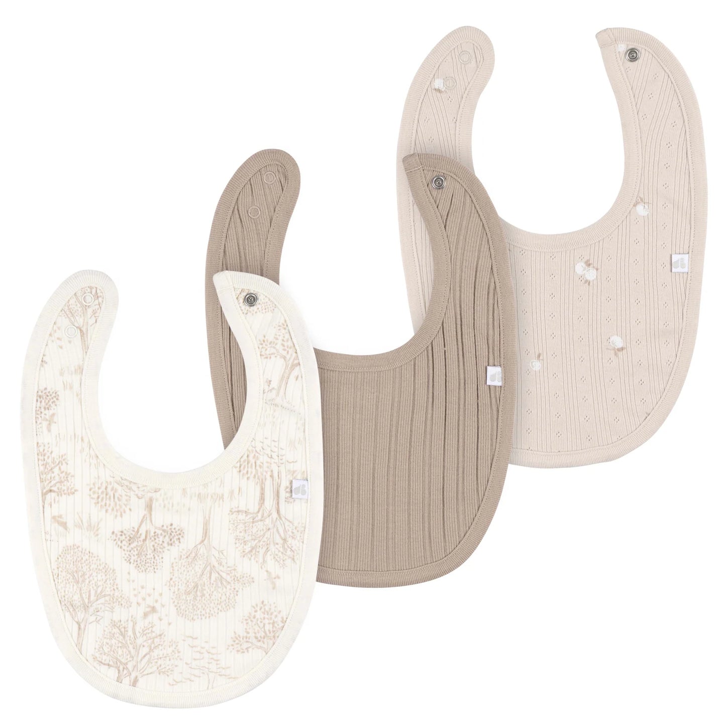 3 Pack Bib- Tan