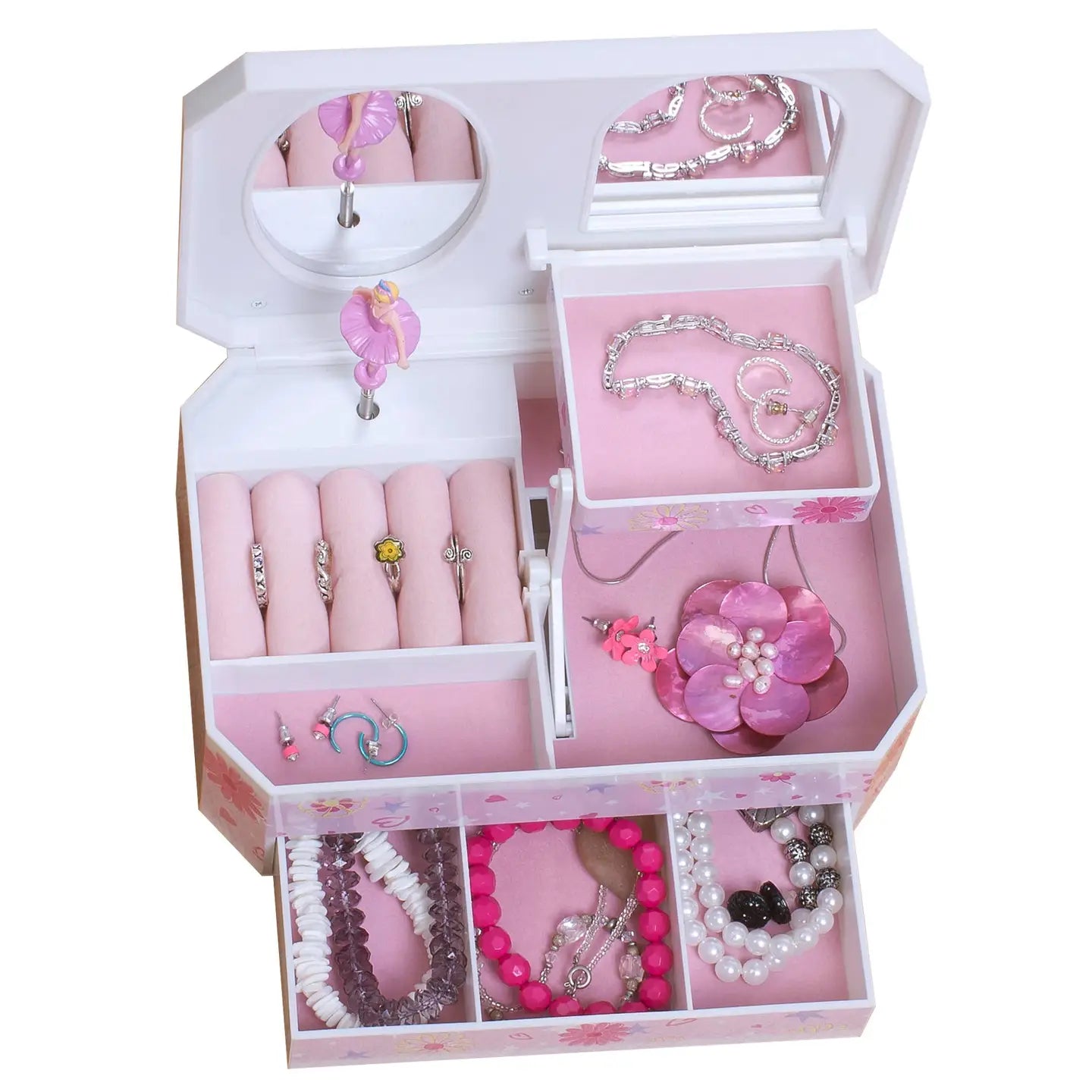 Hayley Girls Musical Ballerina Jewelry Box