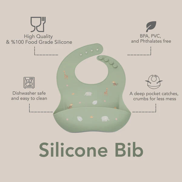 Silicone Bib - Barn Yard