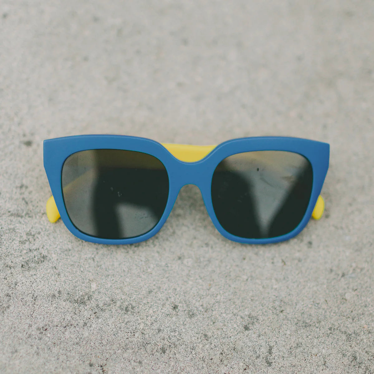 Sunglasses - Blue Yellow Colourblock