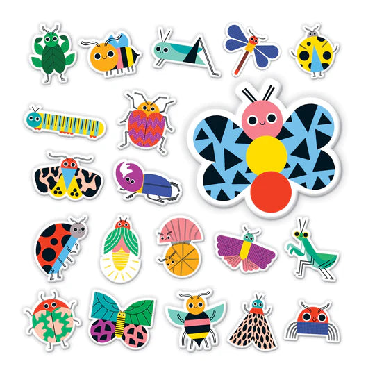 Bug Out! Stickable Foam Bath Shapes