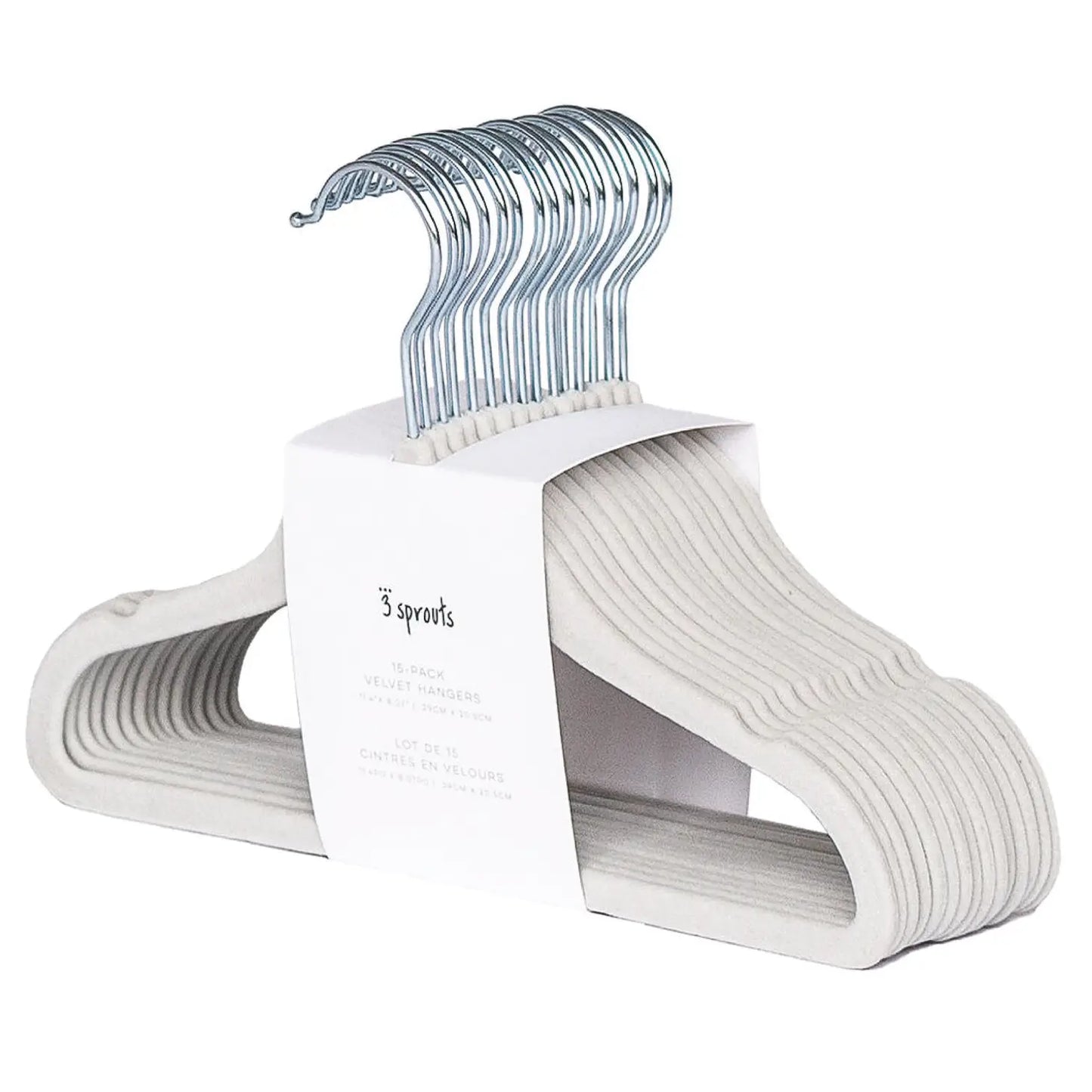Velvet Hangers - Grey (15pc)