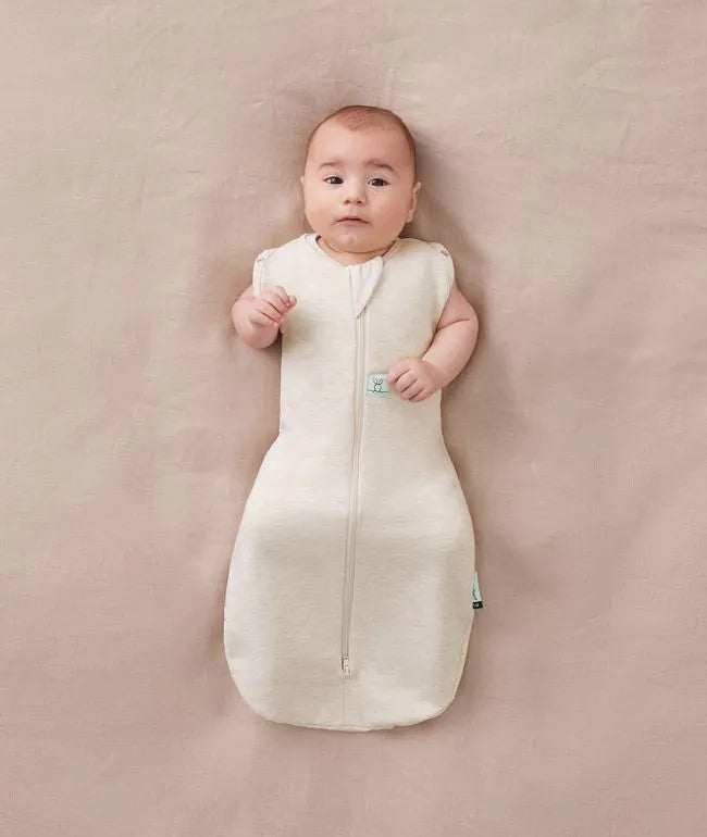 Cocoon Swaddle Sack 1.0 TOG - Oatmeal Marle