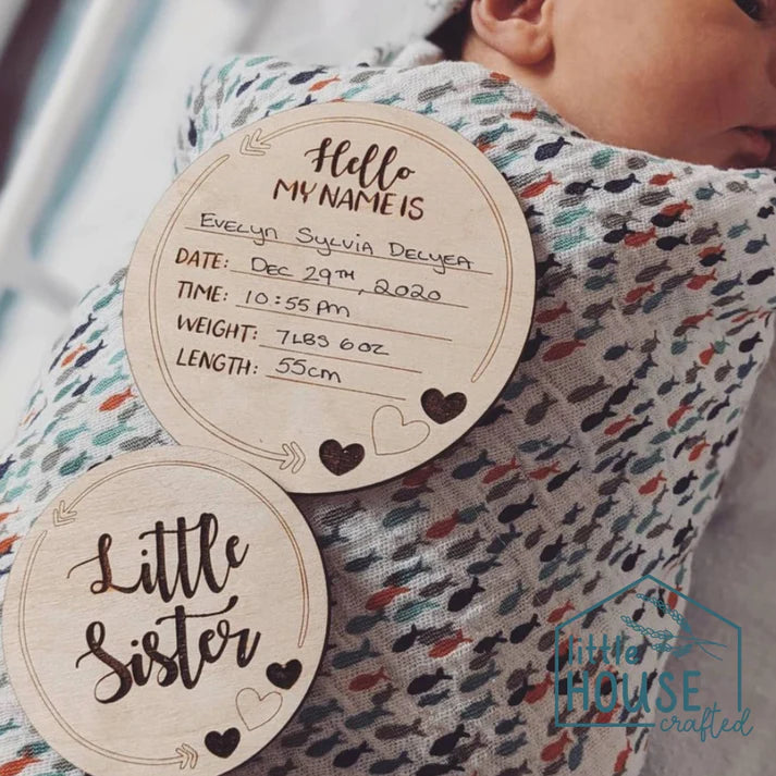 Sibling Announcement Sign