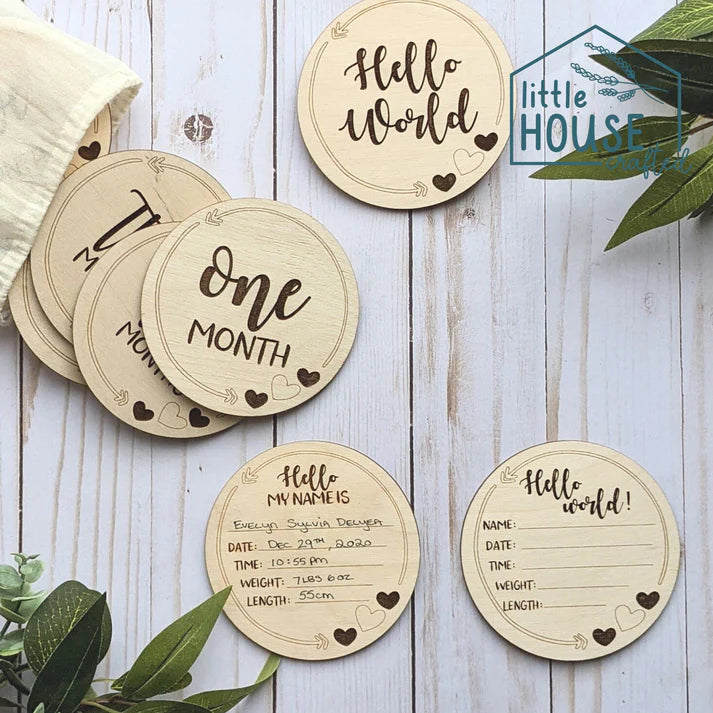 Baby Monthly & Announcements Rounds