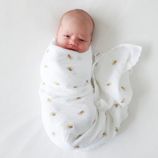 Bees - Muslin Swaddle