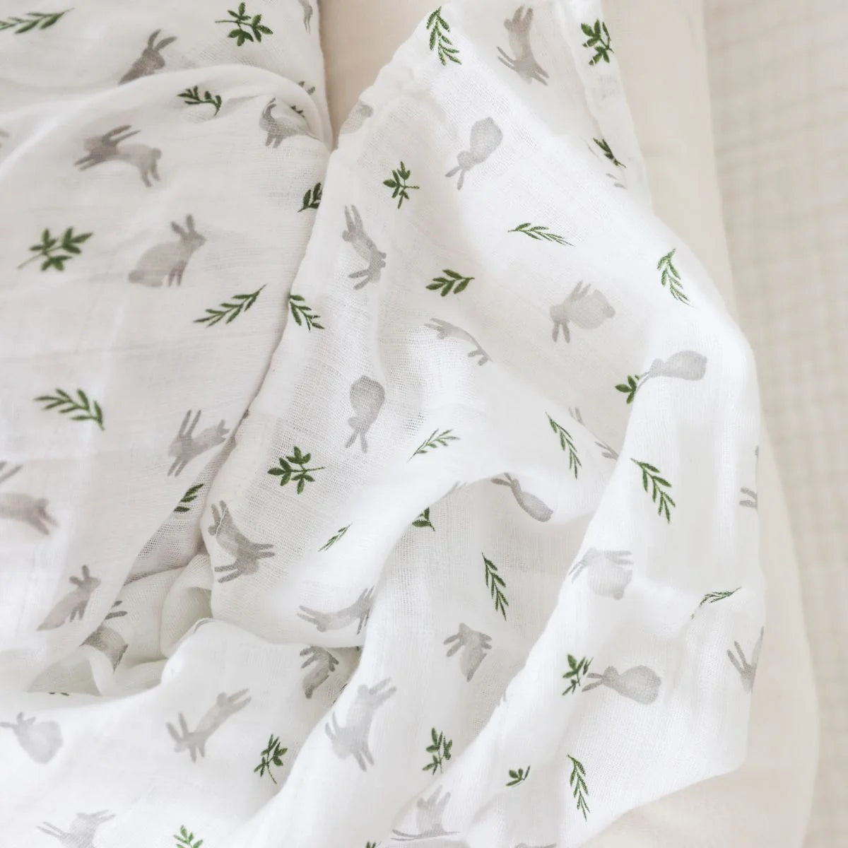 Bunnies - Muslin Swaddle