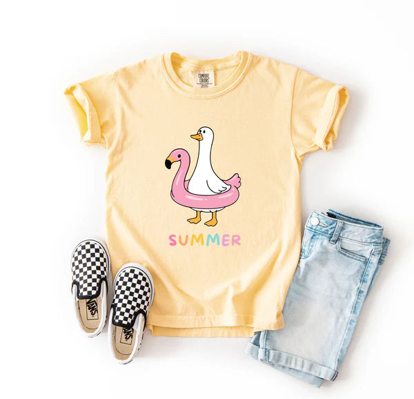 Summer Goose Tee - Yellow