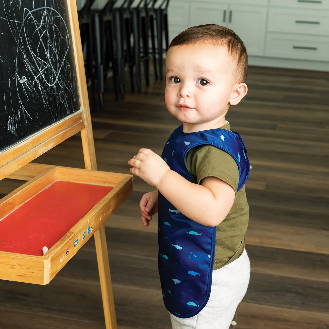 Apron Bib - Ocean Life (6-24 Months)