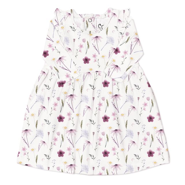 Purple Floral Dress