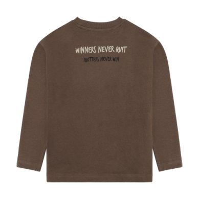 Kids Brown Peace Long Sleeve