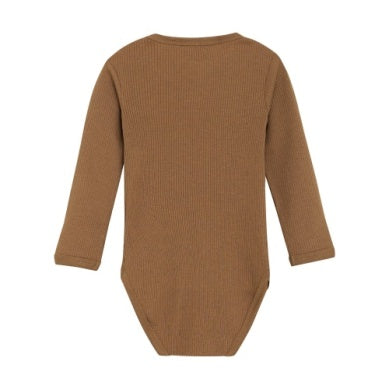 Baby Brown Sugar Ribbed Bodysuit