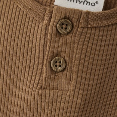 Baby Brown Sugar Ribbed Bodysuit