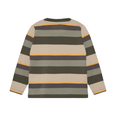 Kids Green/Beige Stripe Top