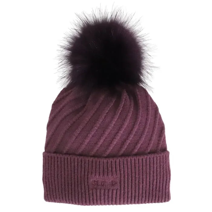 Soft Touch Knit Hat - Eggplant