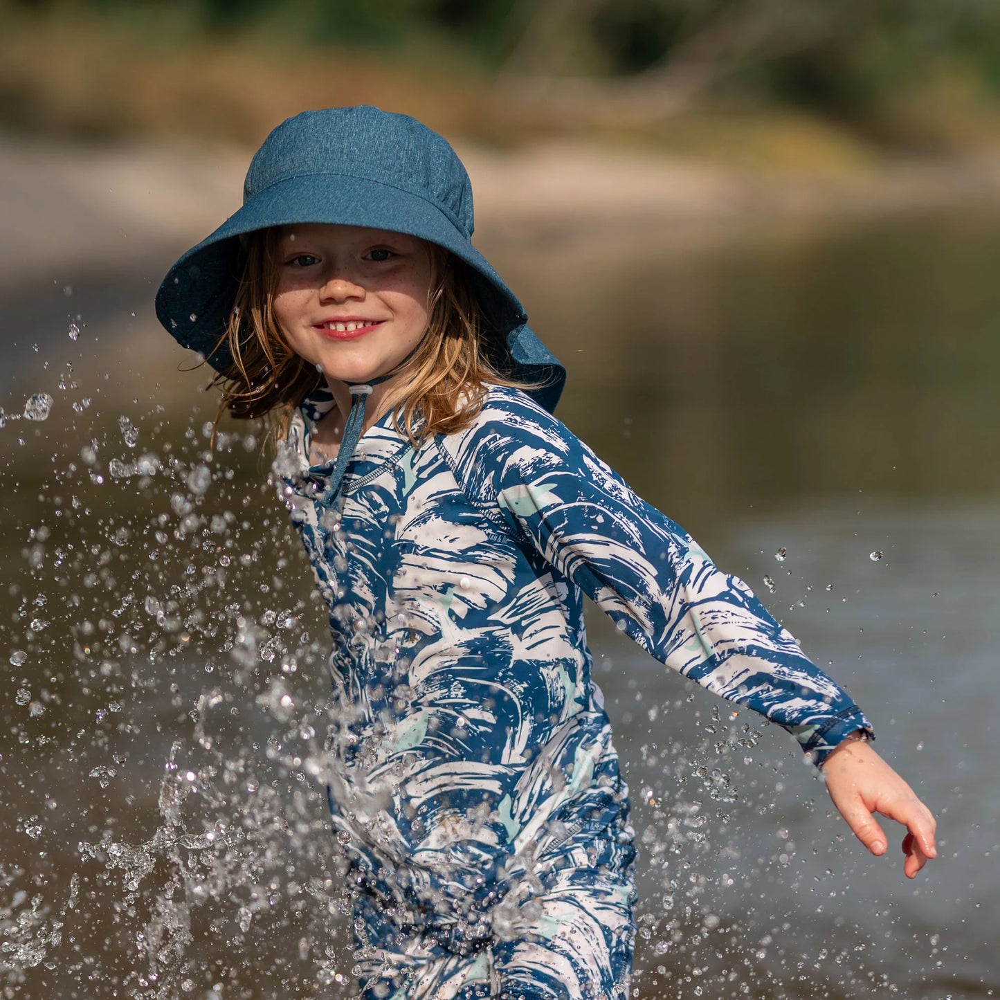 Deep Teal Aqua Dry Adventure Hat