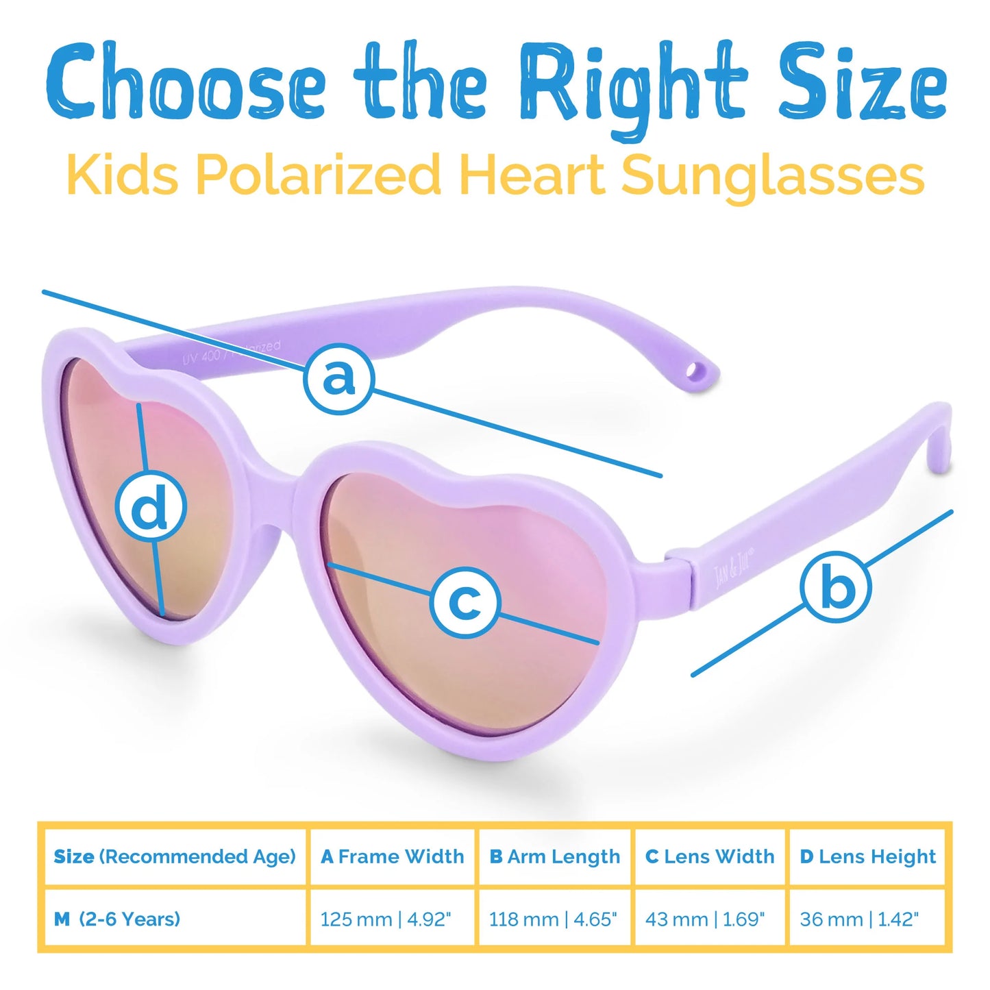 Peachy Pink Polarized Heart Sunglasses (2-6 years)