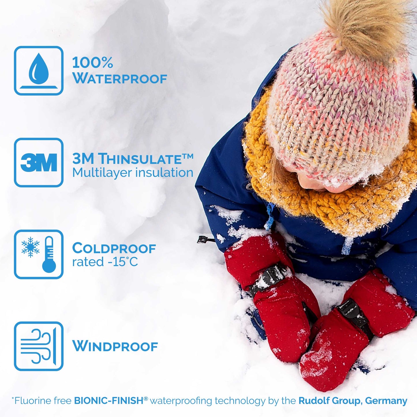 Winter Sun | Toasty-Dry Waterproof Snow Mitten