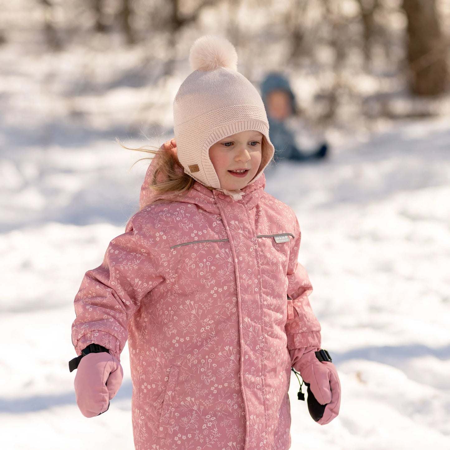 Light Pink |  Pom-Pom Knit Hats