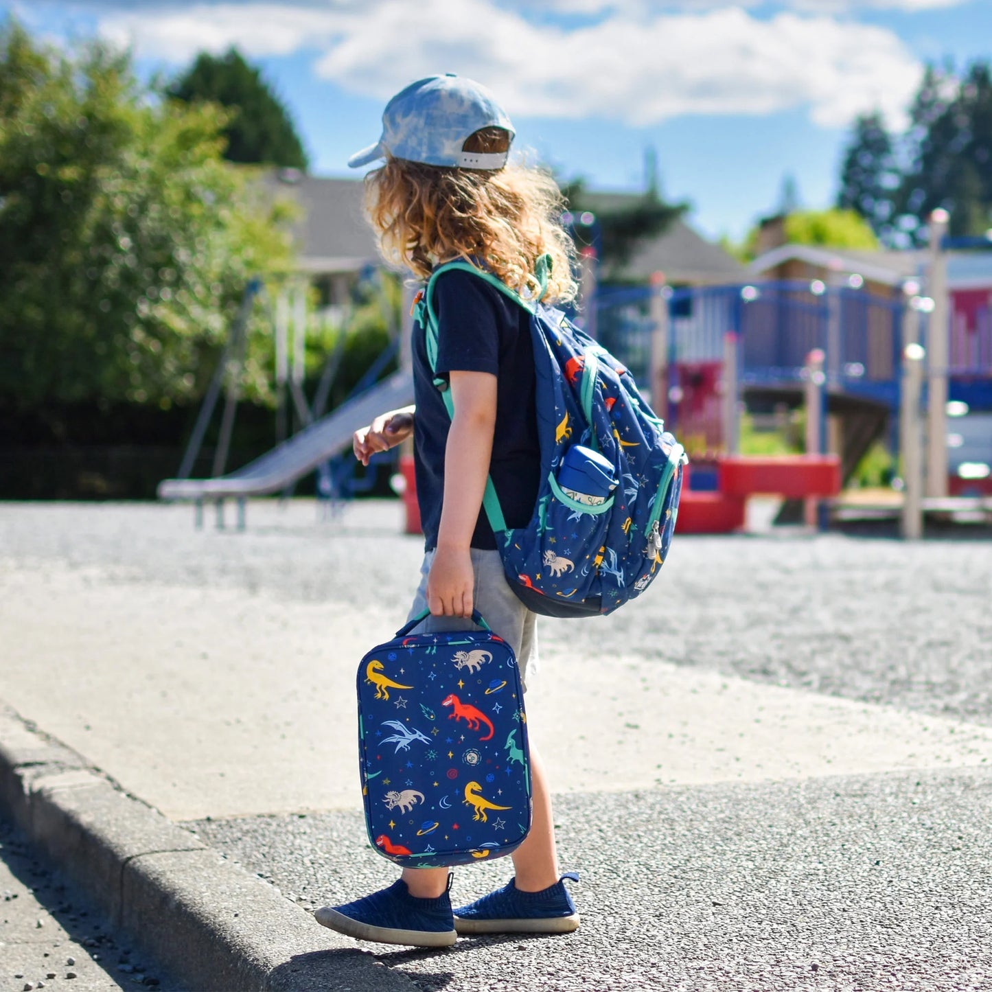 Space Dinos Kids Lunch Bag