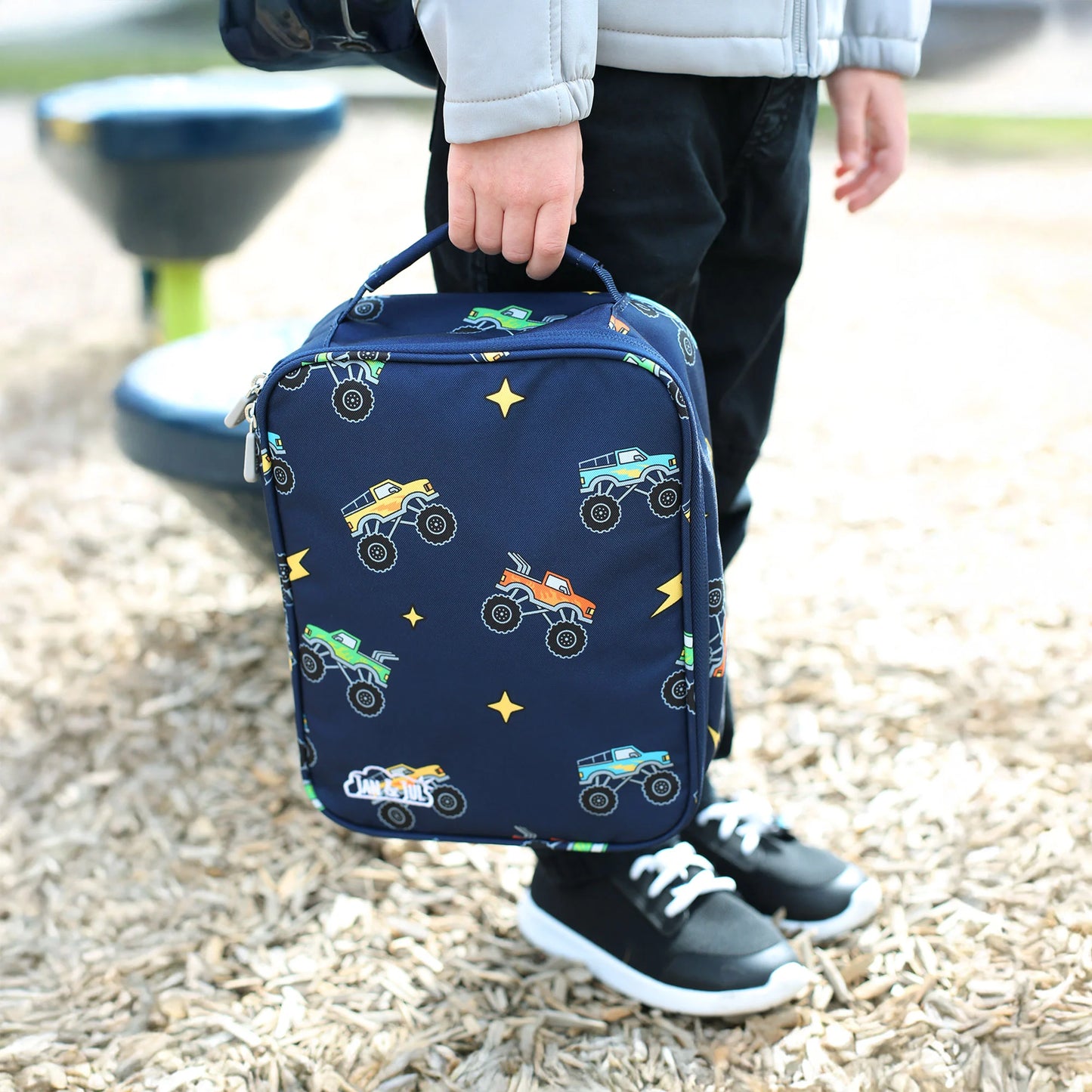 Big Trucks Kids Lunch Bag