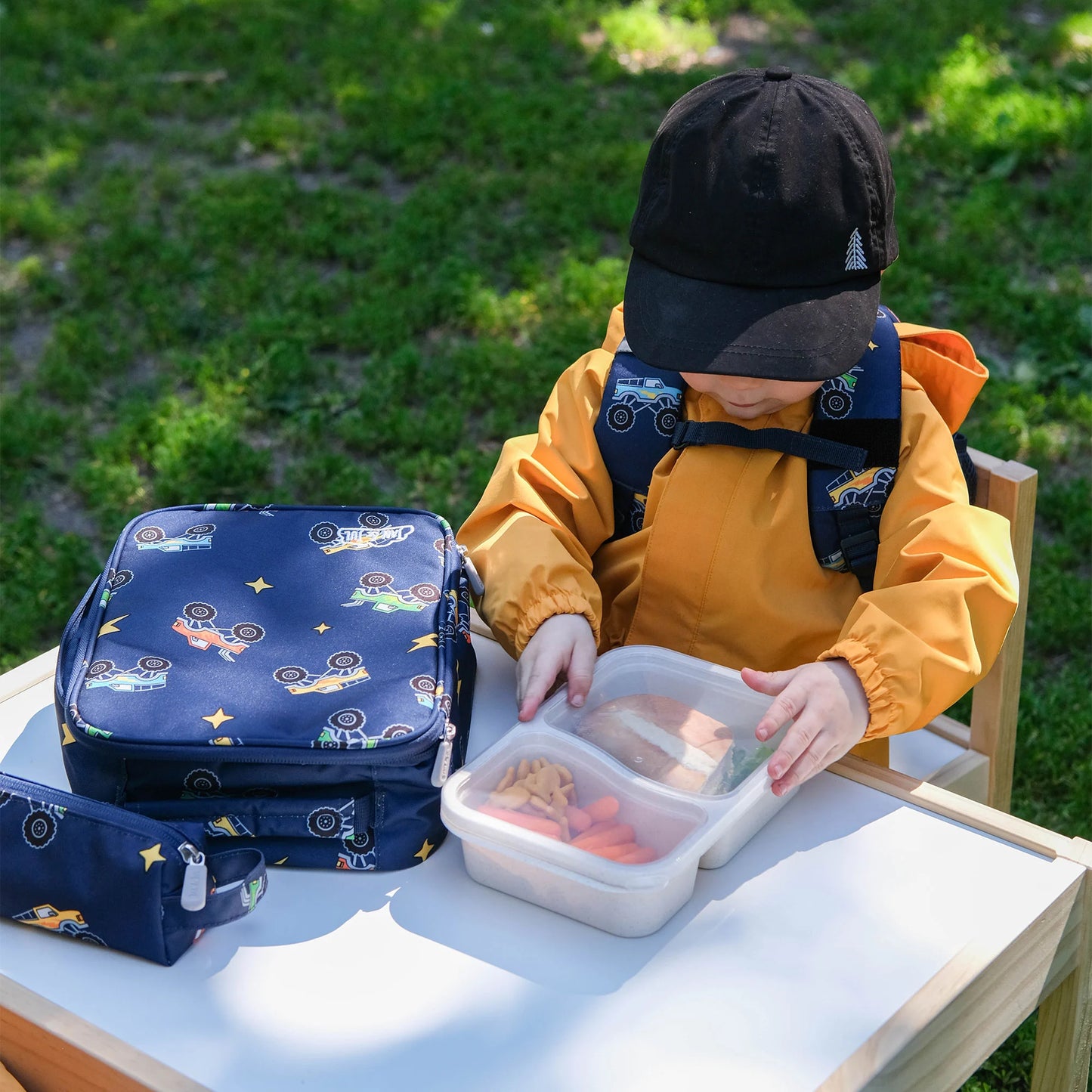 Big Trucks Kids Lunch Bag
