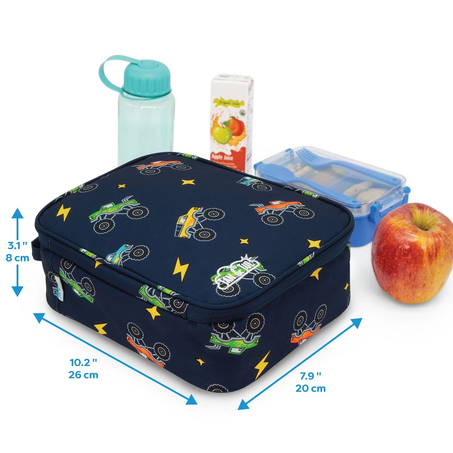 Big Trucks Kids Lunch Bag