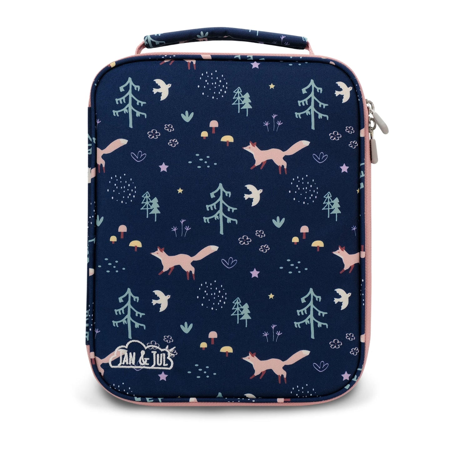 Navy Forest Kids Lunch Bag