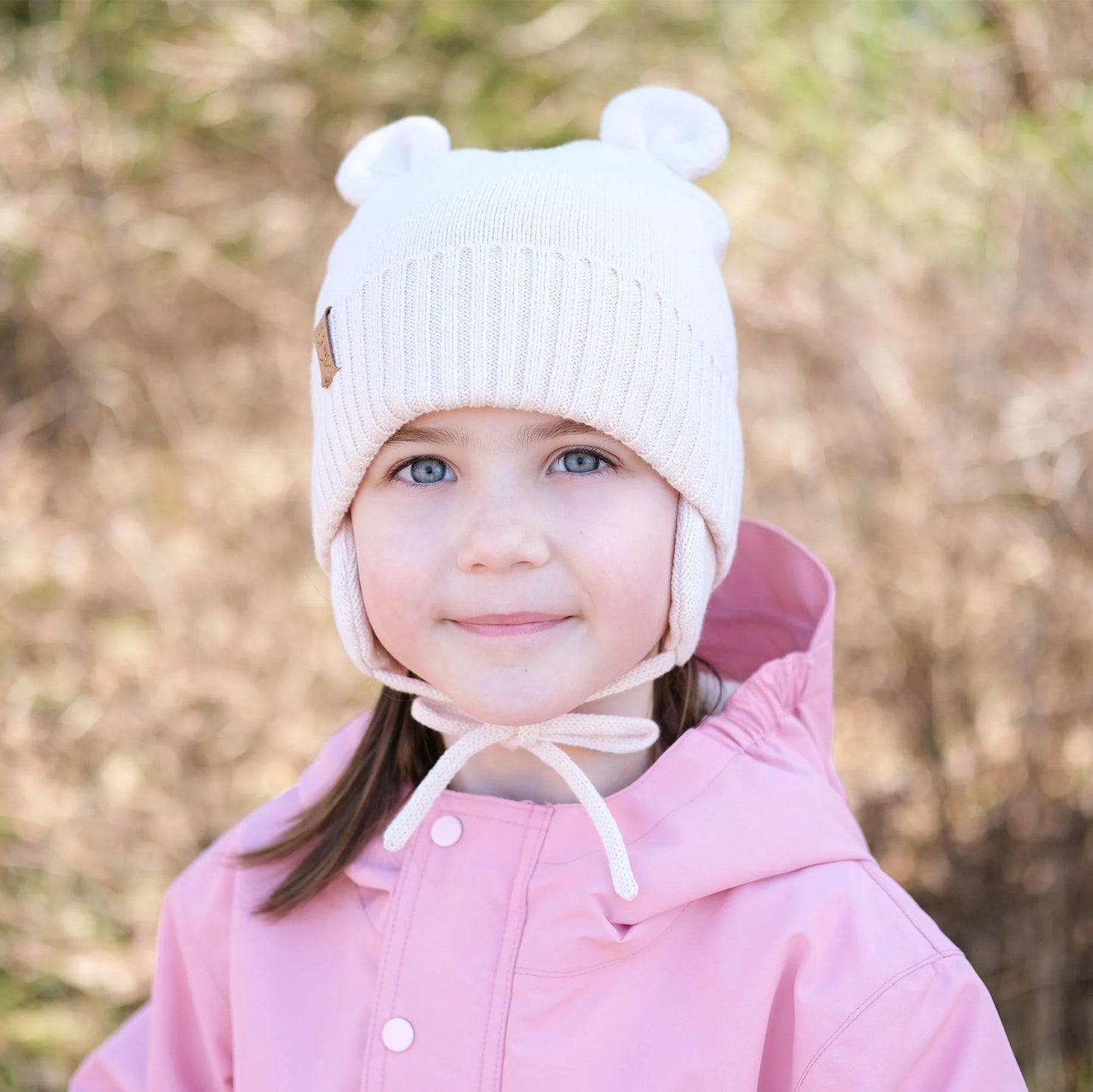 Light Pink | Bear Knit Hats