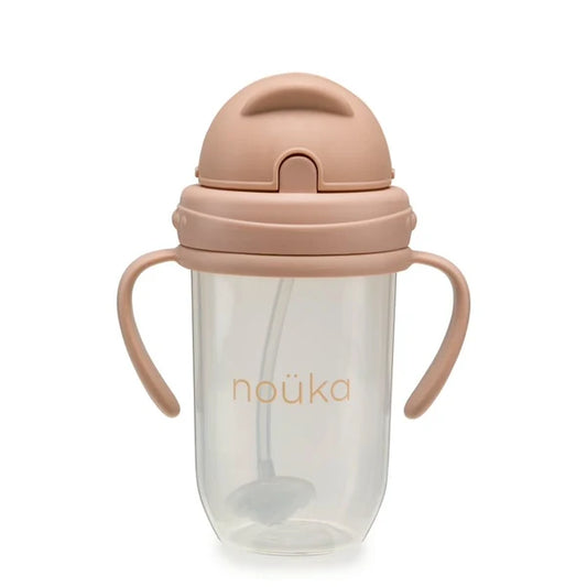 Non-Spill Weighted Straw Cup 9 oz - Soft Blush