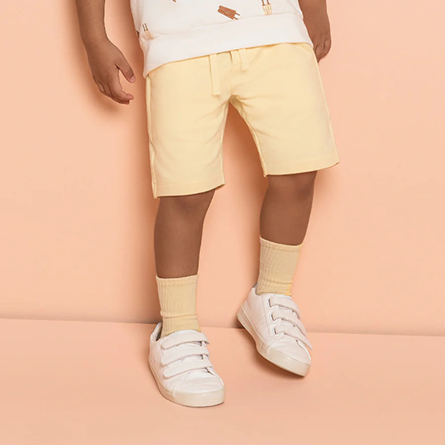 Kids Vanilla Terry Shorts