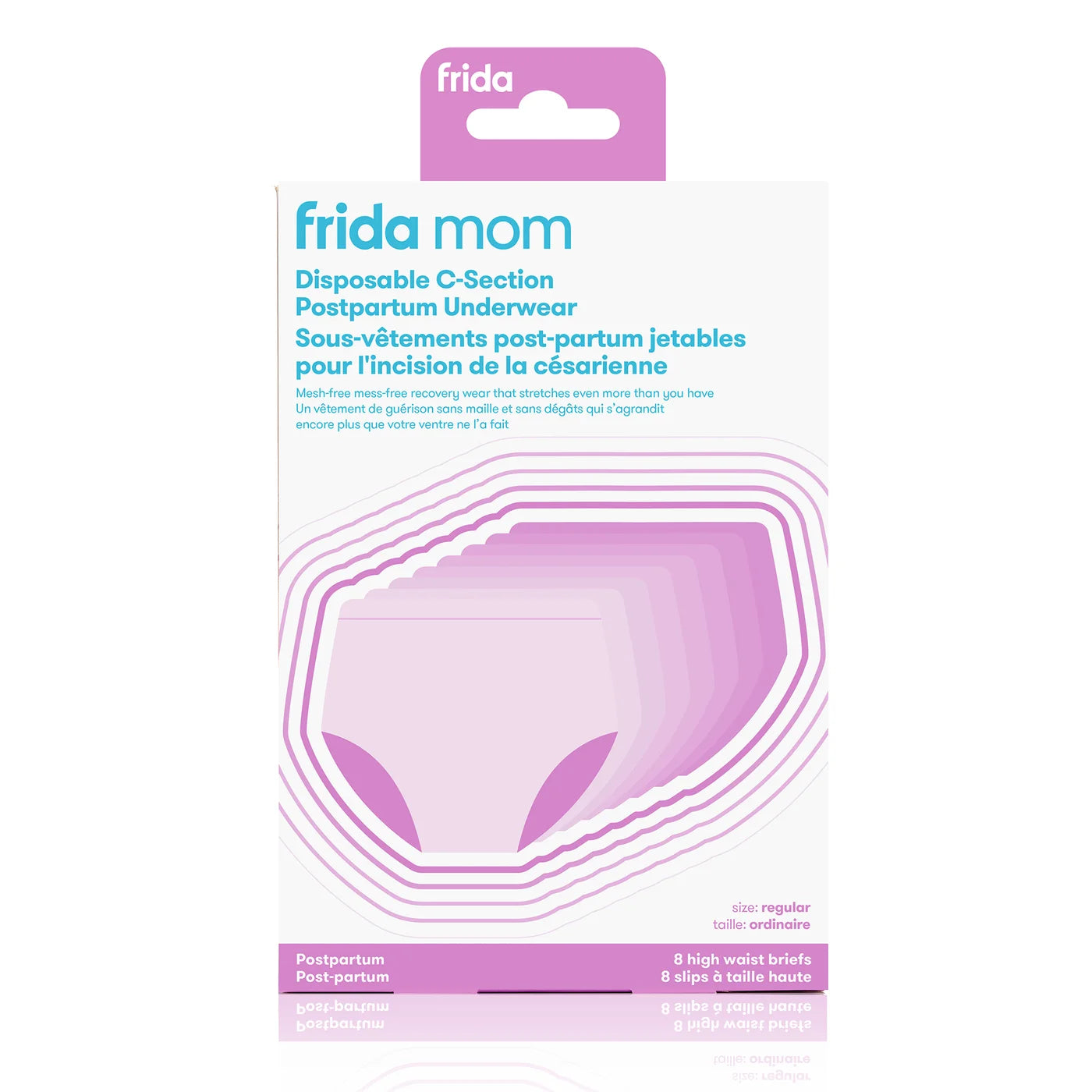 Disposable Underwear Highwaist C-Section - 8 Pack