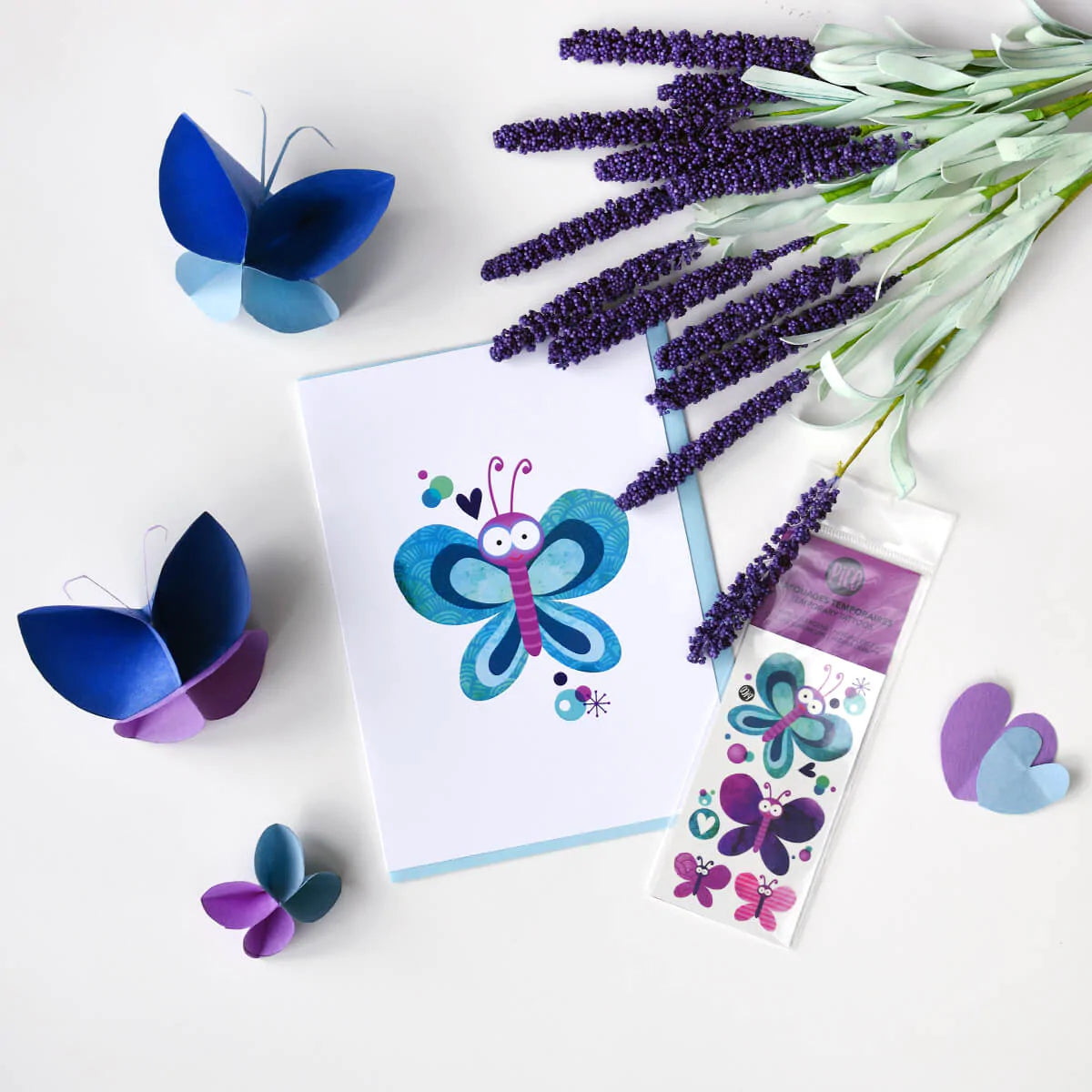 Butterfly Card with Tattoos