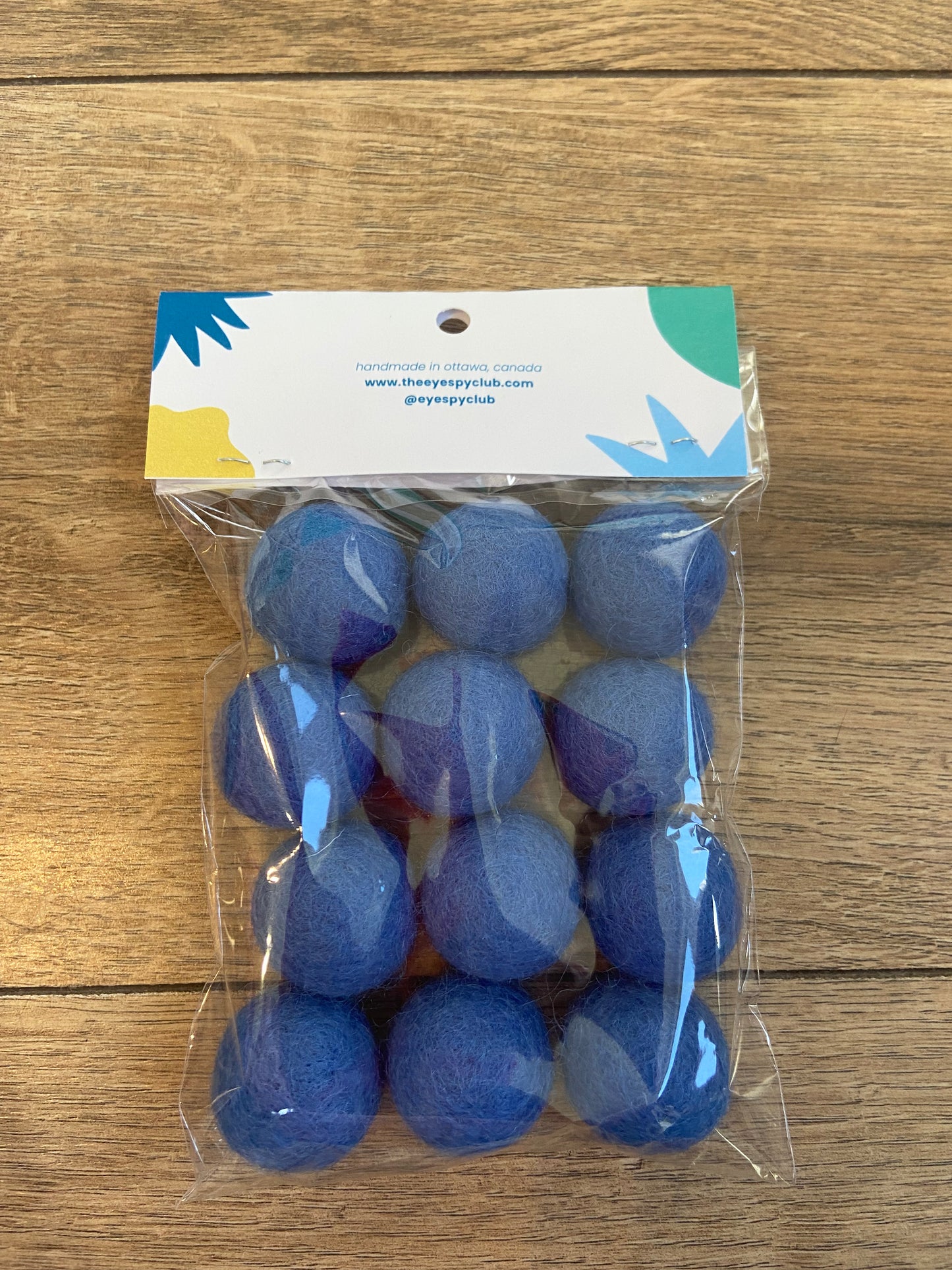 12 Pack Felt Balls