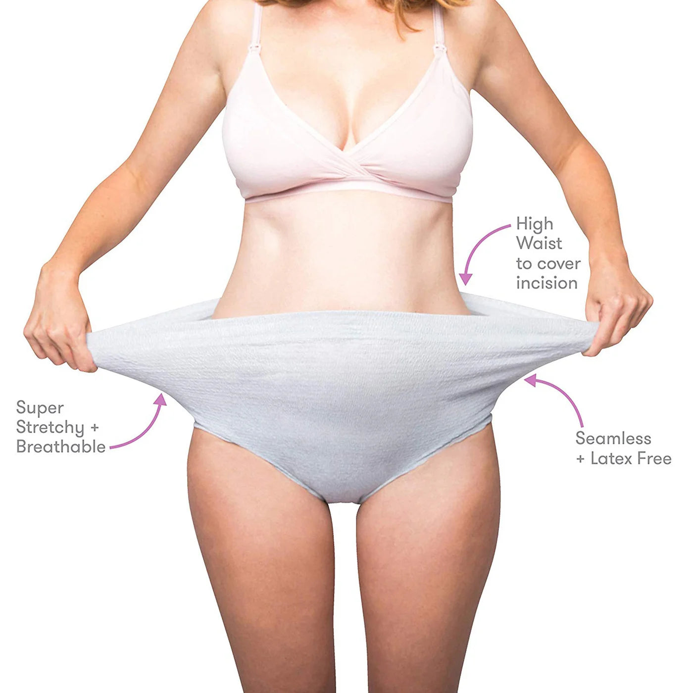 Disposable Underwear Highwaist C-Section - 8 Pack